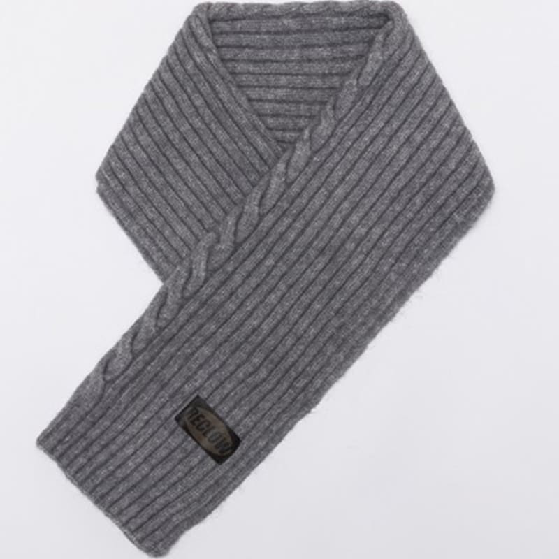 RECLOW CREAMY Short Muffler, Dark Gray