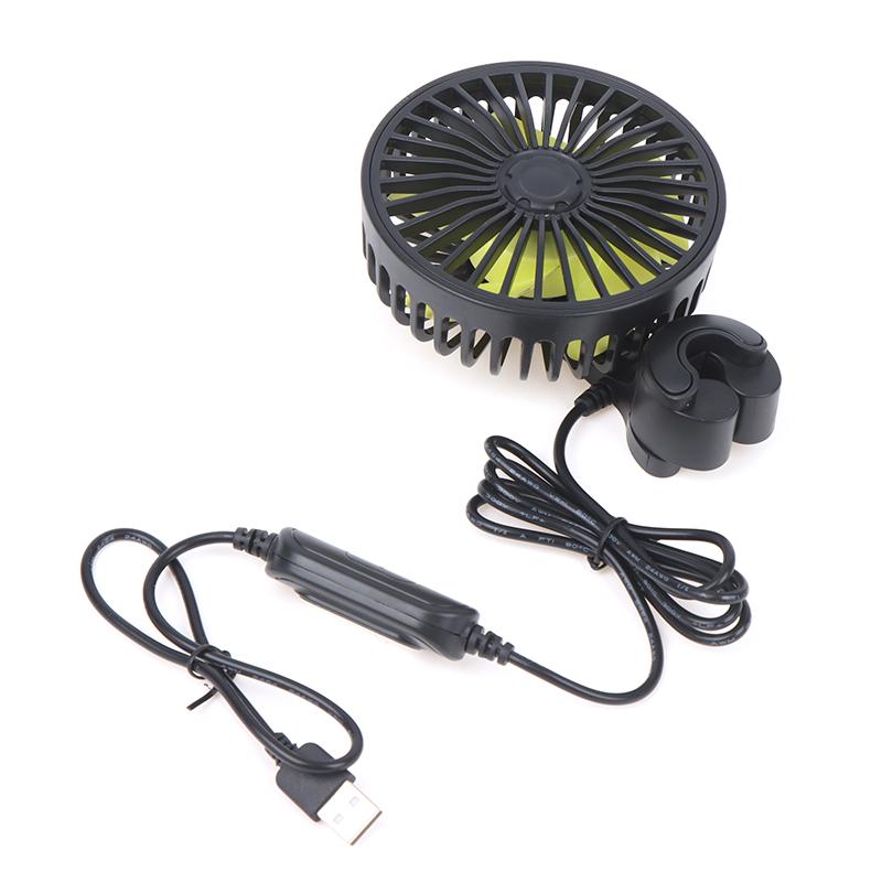Подголовник заднего сиденья автомобиля, 3-скоростной USB-вентилятор воздушного охлаждения для внедорожника, грузовика, авто