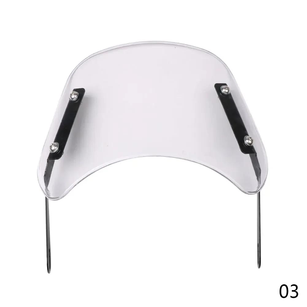 Универсальное черное ветровое стекло для мотоцикла, ветрозащитный дефлектор, обтекатель для Harley Honda Yamaha Kawasaki Suzuki Cafe Racer