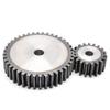 2M Pinion Spur Gear 12T-60T 2 Mod Cylindrical Flat Gear 45# Steel for Gear Mechanism And Engineering Applications 1PC