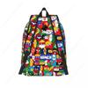 Мультяшный рюкзак Countryball Школьный портфель Страны Земля Холст Daypack Для детского сада