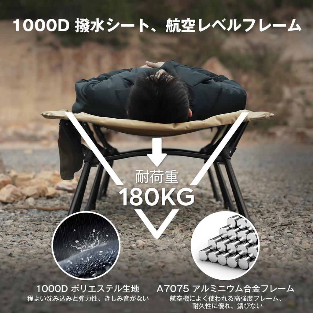 Улучшенная раскладушка для кемпинга ICECO 2WAY 1000D Грузоподъемность 180 кг Легкая Переключаемая Бесшумная конструкция Кровать для кемпинга на открытом воздухе Складная Легкая сборка Компактная