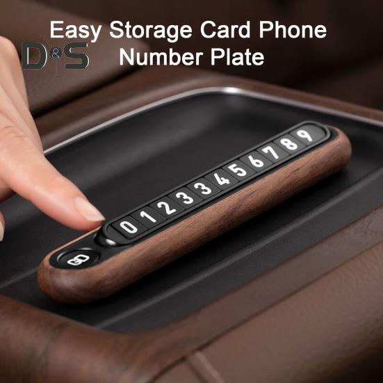 Легкий телефонный номерной знак, скрытый номер с одной клавишей. Шикарный номер телефона для перемещения в автомобиле.