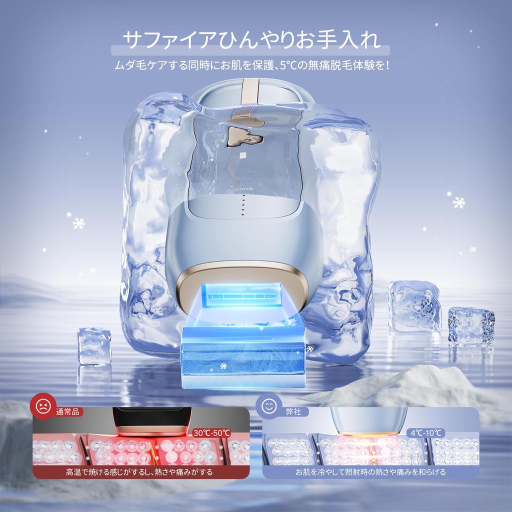 Устройство для удаления волос YUNDOO в 2024 году. Охлаждающее сапфировое стекло. Безболезненное устройство для удаления волос Datsumouki. Устройство для удаления волос IPL Light для мужчин и женщин 5