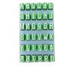 Embossing Ceramic Artistic Letters Lowercase letters Plastic Alphabet Stamps  Craft Supplies