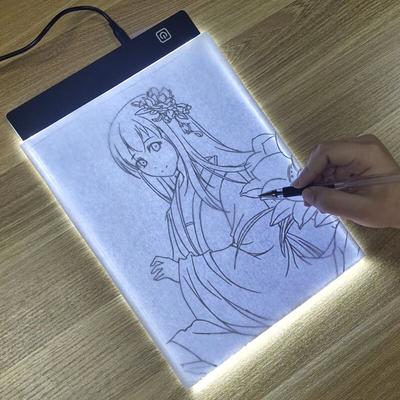 Светодиодный стол для копирования Pocopying, доска для рисования, детский светопропускающий стол для копирования, регулируемая яркость, копировальная доска, игрушки для рисования