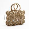 Fashion Rattan Hollow Straw Bags Wicker Woven Women Handmade Handbags Summer Beach Travel Shoulder Bags