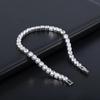 Luxury Hiphop Iced Out  4mm Cubic Zirconia Crystal Tennis Bracelets For Women Men Gold Color Silver Color Bracelet Chain Jewelry