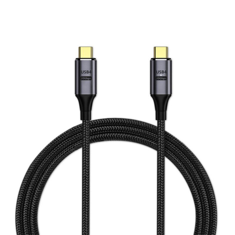 Usb4.0 Dual Type-c Магнитный кабель для передачи данных между мужчинами, 20 ГБ, зарядка, видео, проекция экрана дисплея 8k