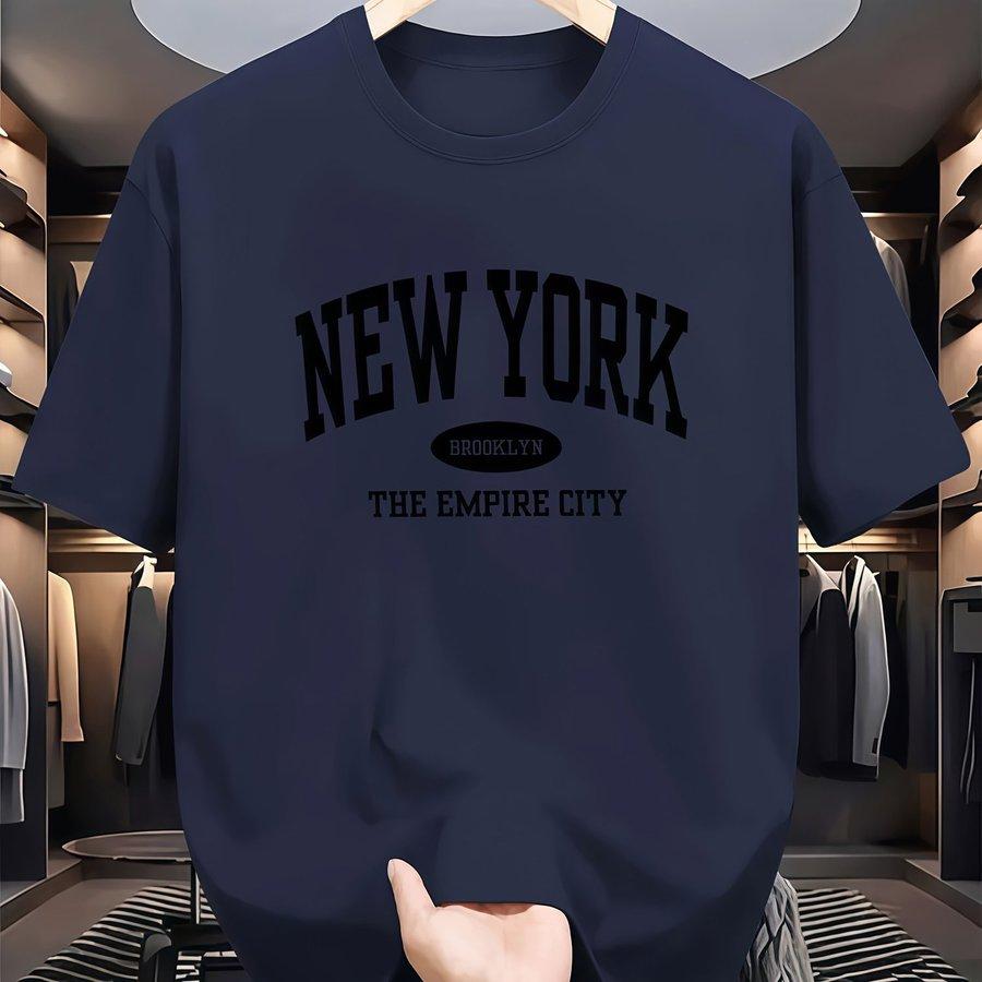 New Style Tshirt For Daily Casual Wear Hiphop Shirt Breathable Tshirt With Fine Texture Graphic Print Tshirt Fitted Tsh
