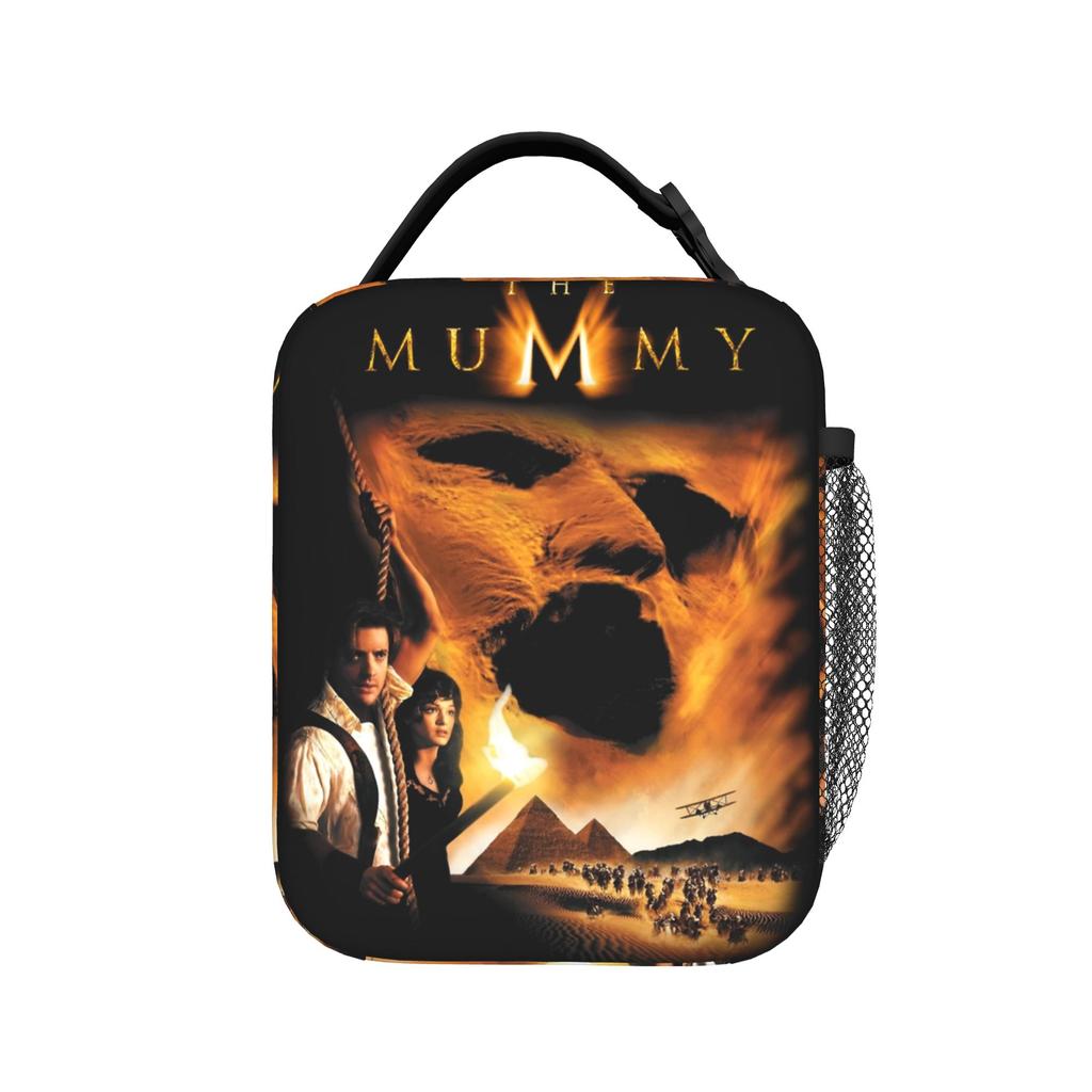The Mummy Insulated Lunch Bags Cooler Bag Reusable,Lunch Container High Capacity Tote Lunch Box Men Women School Picnic