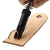 1 шт. V-образный желобный резец для DIY кожаных поделок, V-образный желобный толкатель, инструмент для заточки острых краев кожаных изделий ручной работы