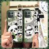 Durable Cute Phone Case For Cubot C30 Wrist Strap Anti-knock Cartoon Anti-dust Fashion Design Kickstand Waterproof Panda