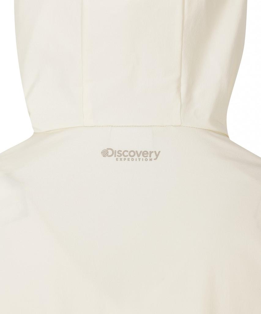 Женская легкая тканая тренировочная куртка с капюшоном Discovery Expedition Freshvent (D/Слоновая кость)