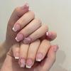 24/30Pcs/Set Fake Nails with Glue Square Long Nail Extension Removable Home Salon Women Girls Full Cover Plastic Press On Nails Kit