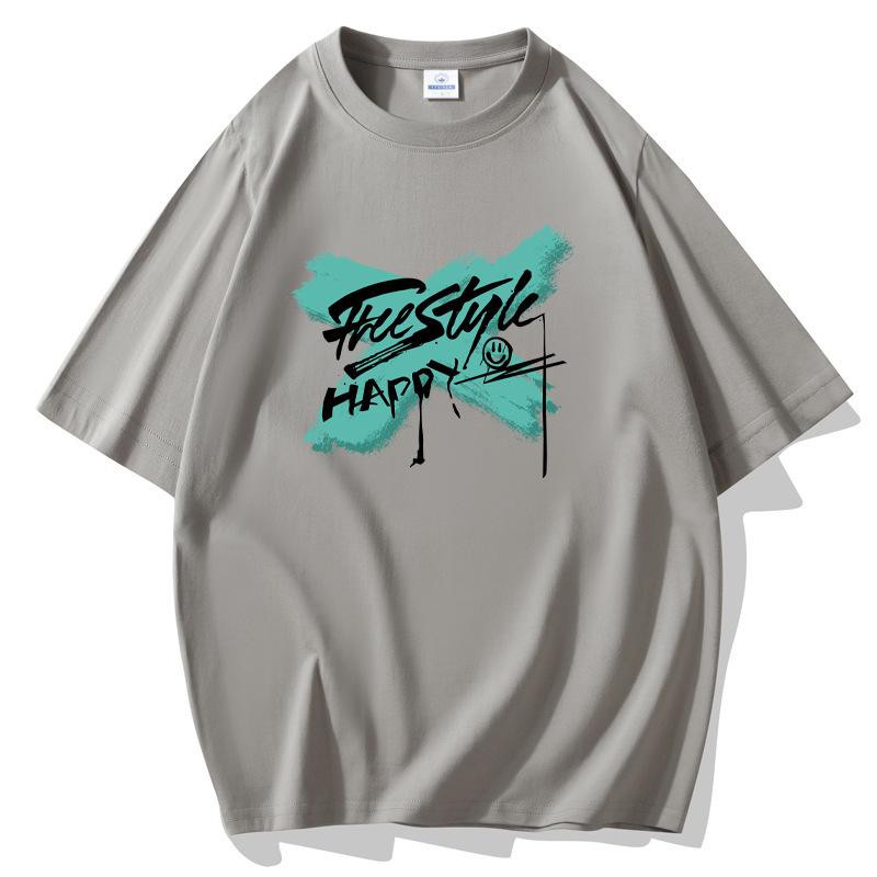 INS Fashion Man футболка свободного покроя с короткими рукавами из 100% хлопка, повседневная футболка, размер S-5XL