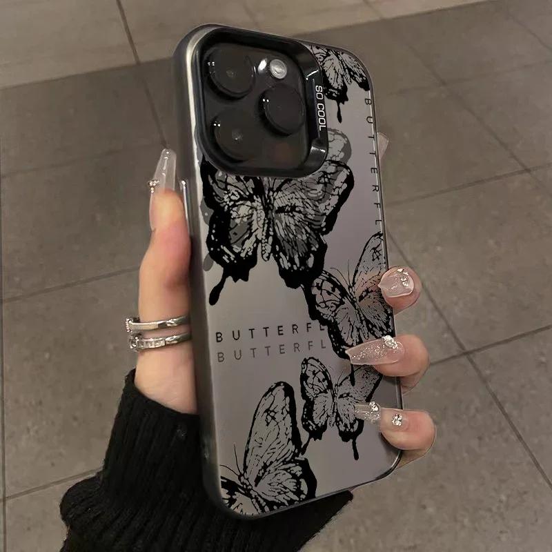 Матовый чехол-бабочка для Xiaomi Mi 15 14 14T 13 13T 12 12T 12X 12S 11 Lite POCO F6 F5 X6 X5 X3 M6 Pro 5G 4G M5S Акриловая крышка