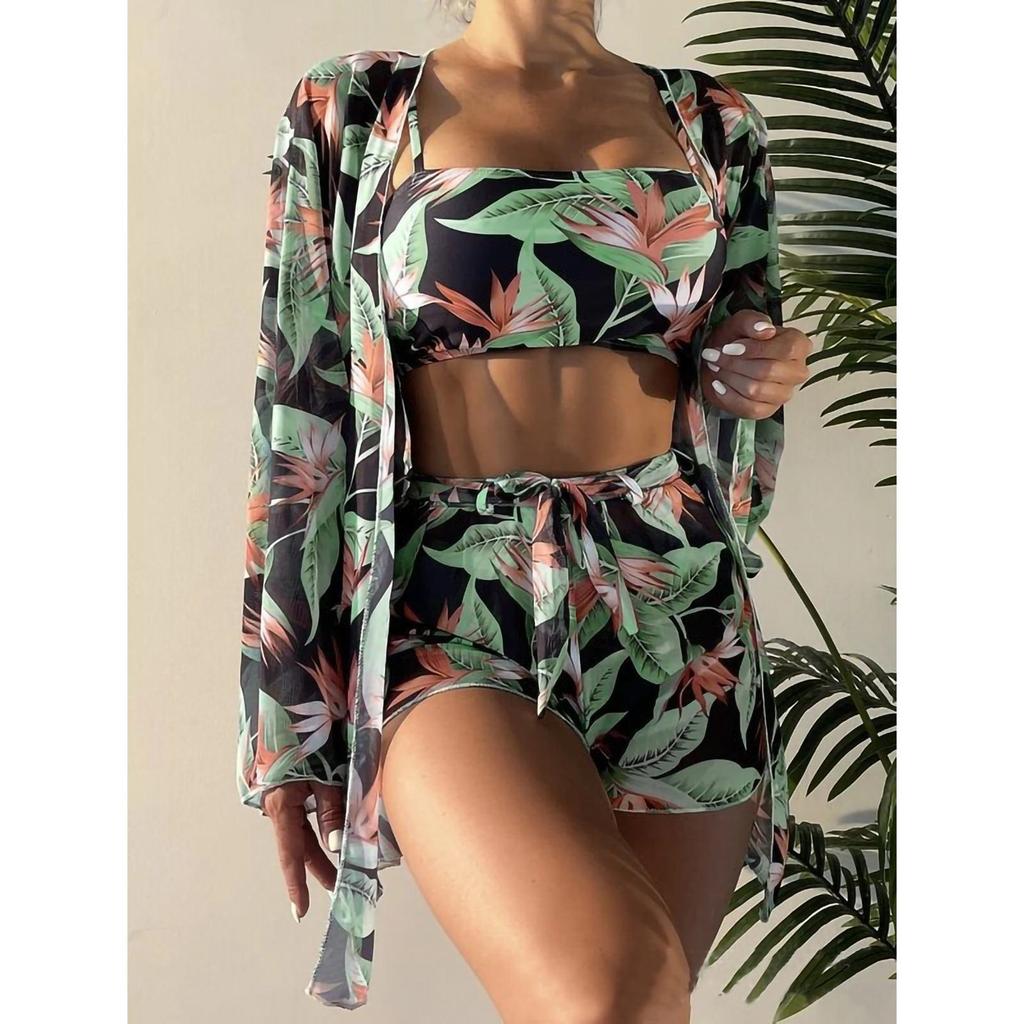 Женское бикини, сексуальный купальный костюм с высокой талией, пляжный купальник, женский летний купальник