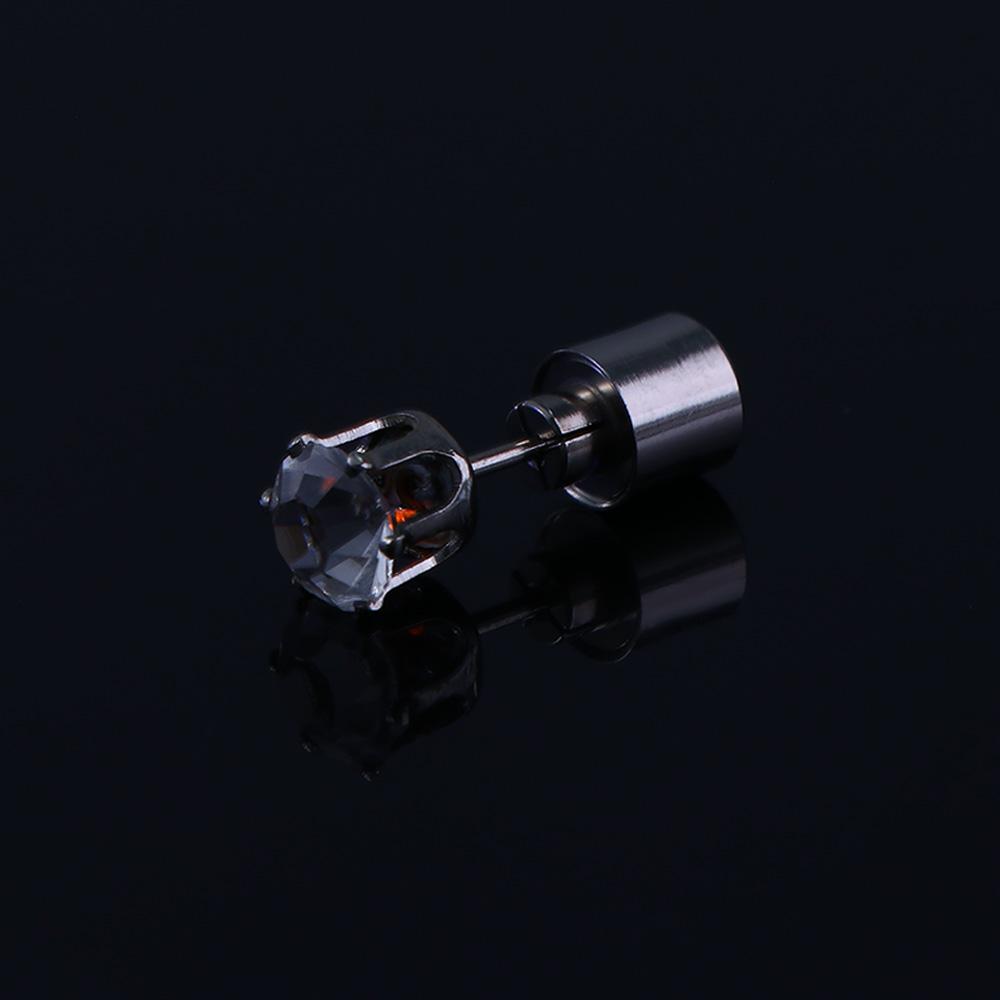 Мужские серьги со стразами DJ Танцевальная вечеринка Светящиеся серьги Женские гвоздики для ушей Серьги с подсветкой Алмазные серьги Светящиеся серьги