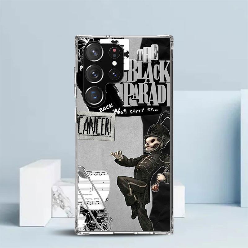 My Chemical Romance MCR Мягкий чехол для Samsung Galaxy S25 Edge S26 S24 S23 Ultra Чехол для телефона S22 S21 Plus S20 FE Принт Рисунок Sh