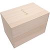Senshishuin Goshuin Book Case / High-quality Locking Design for Storing Goshuin Books, Paulownia Wood Box, Holds 20 Books