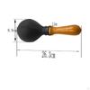 2Pcs Maracas Percussion Musical Instrument Hand Rattles Sand Hammers for Band