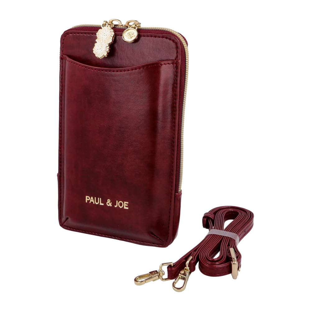 Smartphone Shoulder Bag with Wallet Function Paul Joe Marks Bordeaux iPhone Android & DGA-PO7-RE