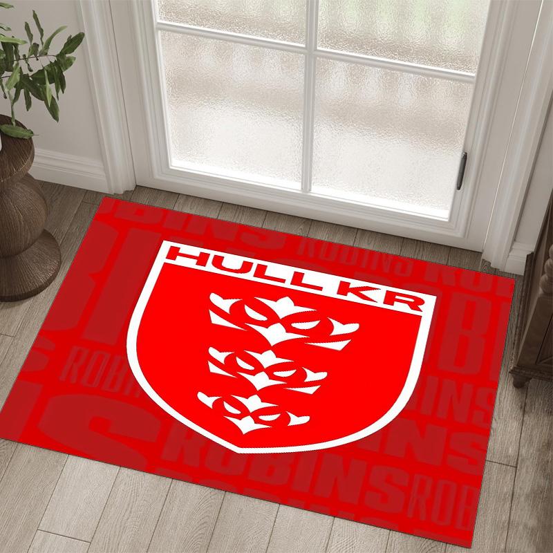 Hull KR Design Crystal Velvet Carpet Cozy Non?Slip Printed Rug For Bedroom Living Room Entrance