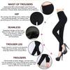 Women Winter Leggings Warm Leggings High Waist Solid Color Velvet Women Thickened Velvet Leggings Stretchy Black Leggings