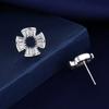 925 Silver Women Hoop Earrings Fashion Pendientes Gift for Female Girl Sparkling Pave CZ U Heart Shape Star Moon Earring E1258