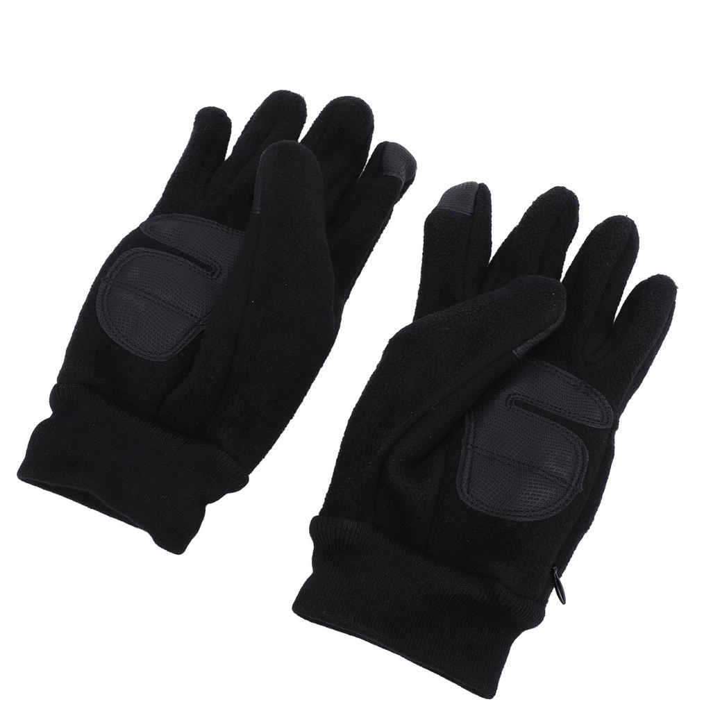 Heated Gloves Detachable Washable Plush Padded Winter Warm Heating Gloves for Skiing and Outdoor