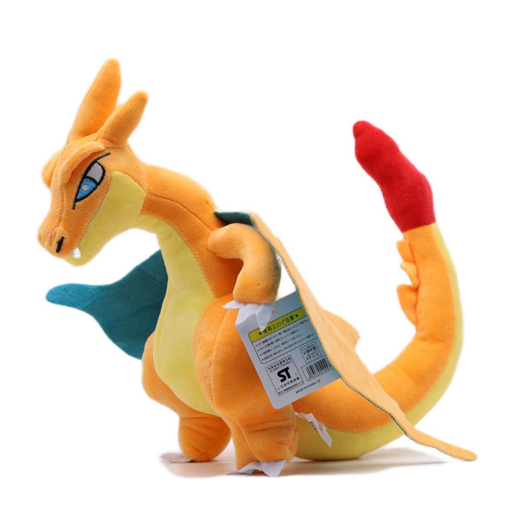 30cm Anime Christmas Style Plush Toys Charizard Charmander Soft Stuffed Peluche Doll Kids Child Xmas Birthday Gifts