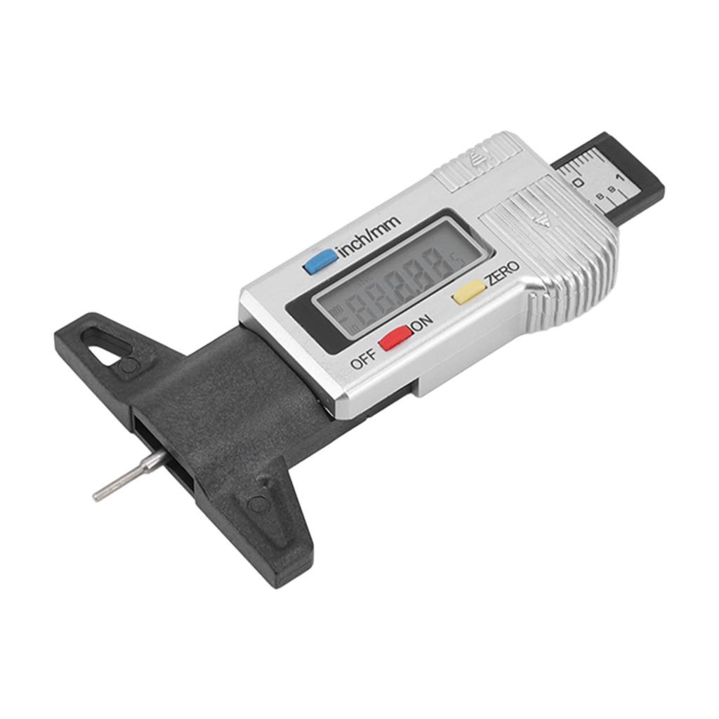 Измеритель глубины протектора шин, большой цифровой дисплей, точный прибор для проверки протектора для грузовика, автомобиля, мотоцикла