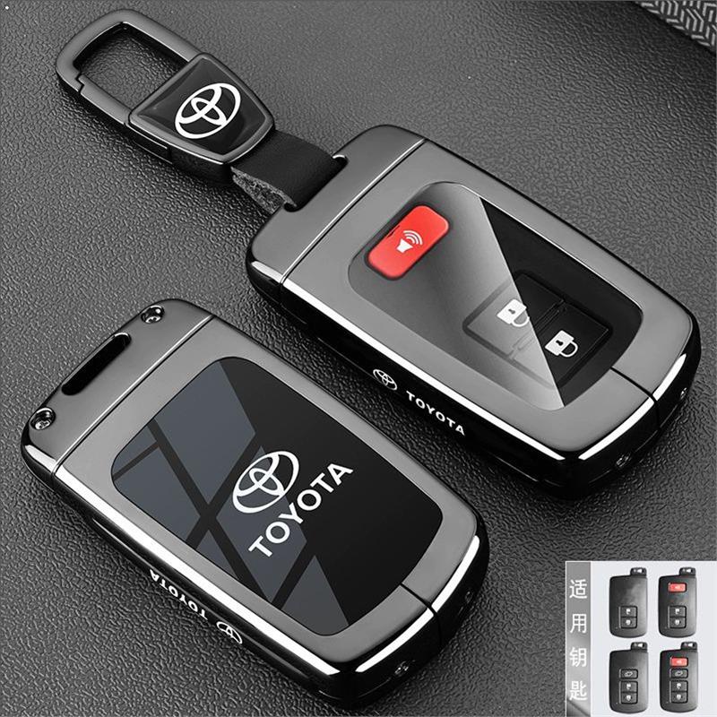 svagd6 Compatible with Toyota Alphard Key Cover for Noah, Sienna, Sienta, Superb, Voxy, Tundra, Sequoia, and Truck Car Bag Buckle Shell