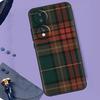 Шотландский плед Теплый плед Для Honor X8a X9a X6a X7a X6 X7 X8 X9 X8b X9b Honor Magic 6 Pro 50 70 90 Magic 5 Lite Чехол
