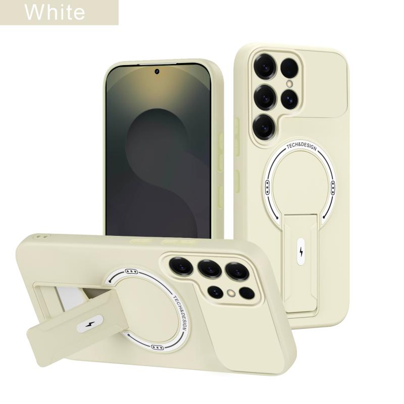 Прочный чехол-держатель для Magsafe для Samsung S26 S25 S24 S23 S22 Ultra Plus Edge FE A35 A36 A52 A54 A16 A15 A14 A12 A07 A06