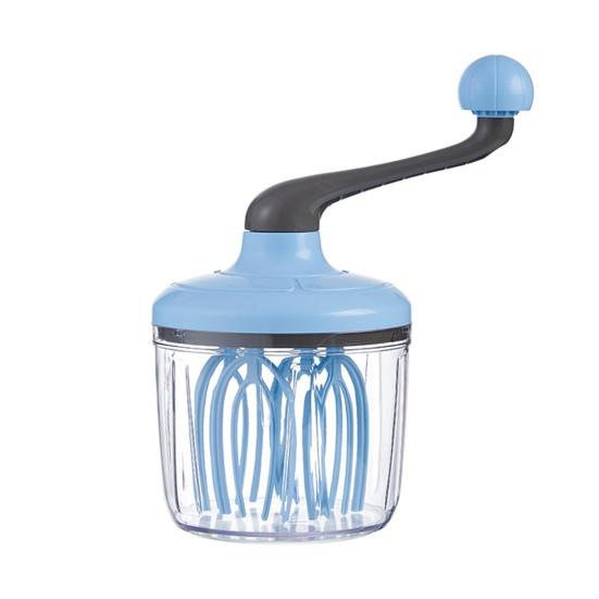 Ручной венчик Полуавтоматический роторный взбиватель яиц для крема, безе, яичный миксер Легкое кухонное приспособление для выпечки, смешивания