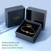925 Sterling Silver Infinity Heart Birthstone Bracelets for Women