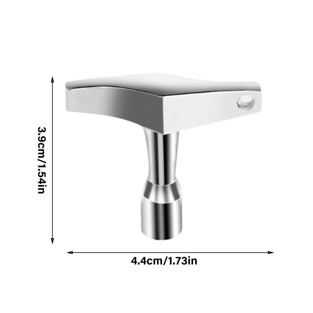 Металлический ключ для настройки барабана Замена Универсальные ключи для барабана Настройщик Инструменты для настройки барабанной установки Детали музыкальных инструментов Долговечный