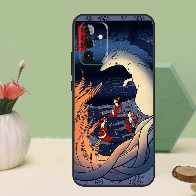 Арт Лиса Кицунэ Для Samsung Galaxy A36 A56 A54 A34 A14 A06 A16 A26 A12 A32 A52 A13 A33 A53 A15 A35 A55 Чехол