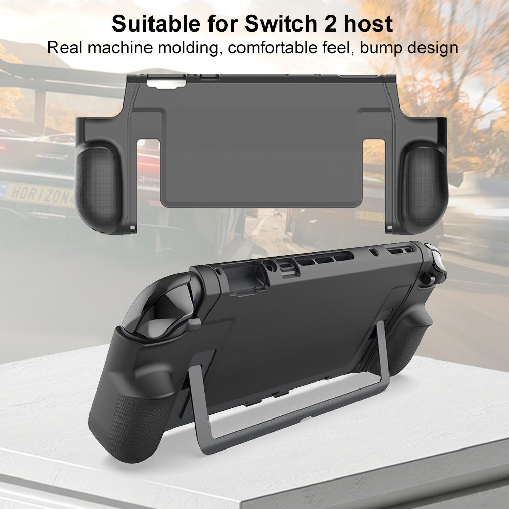 TPU+PC Case Protection Hand Shell Anti-Drop Handheld Game Console Case Anti-Slip Full Protective Shell for Switch 2
