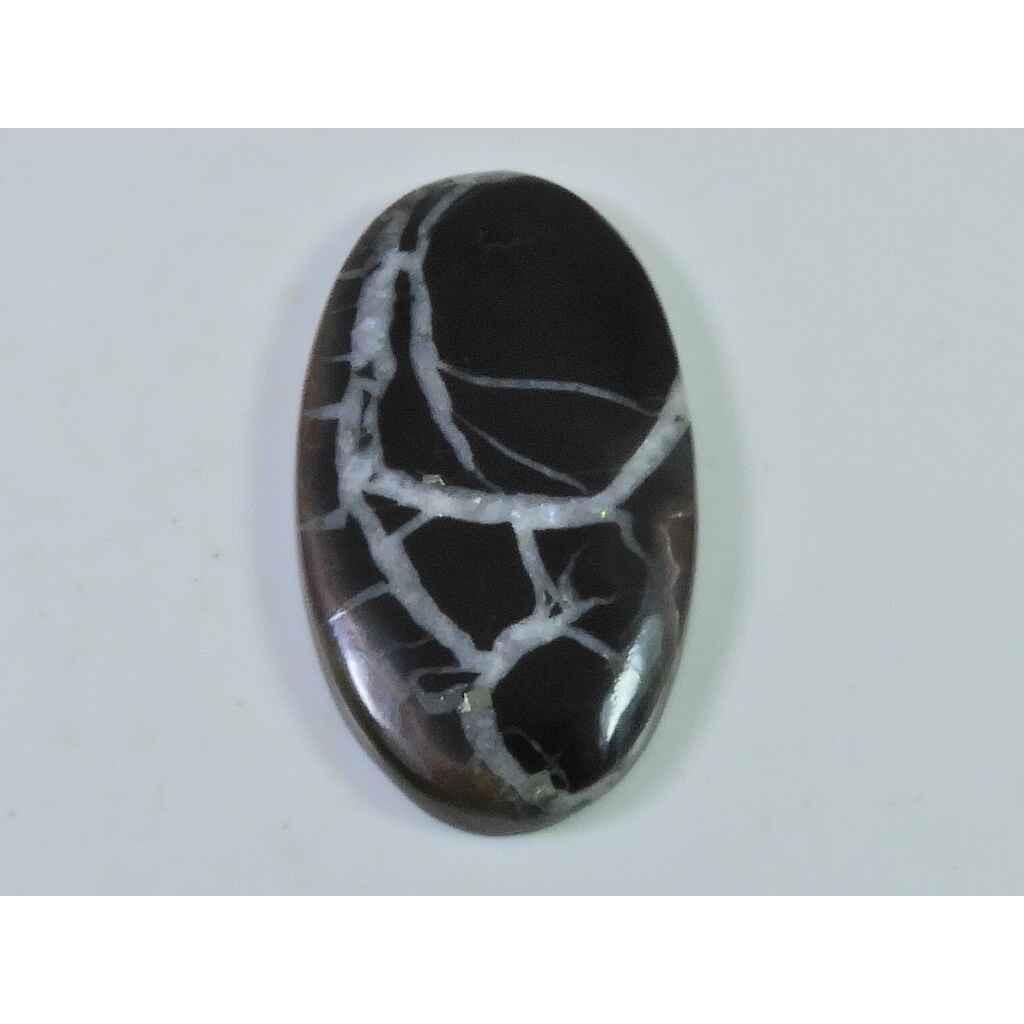 50 Карат Натуральный Септарий Гранат Овальный Кристалл Кабошон Свободный Драгоценный Камень 23X41ММ SK-2336