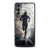 Чехол для телефона Samsung Galaxy S25 Edge S24 S23 S22 S21 Ultra S20 FE 5G S10 S10E S9 Plus Мягкая ТПУ крышка Бег марафон Бег