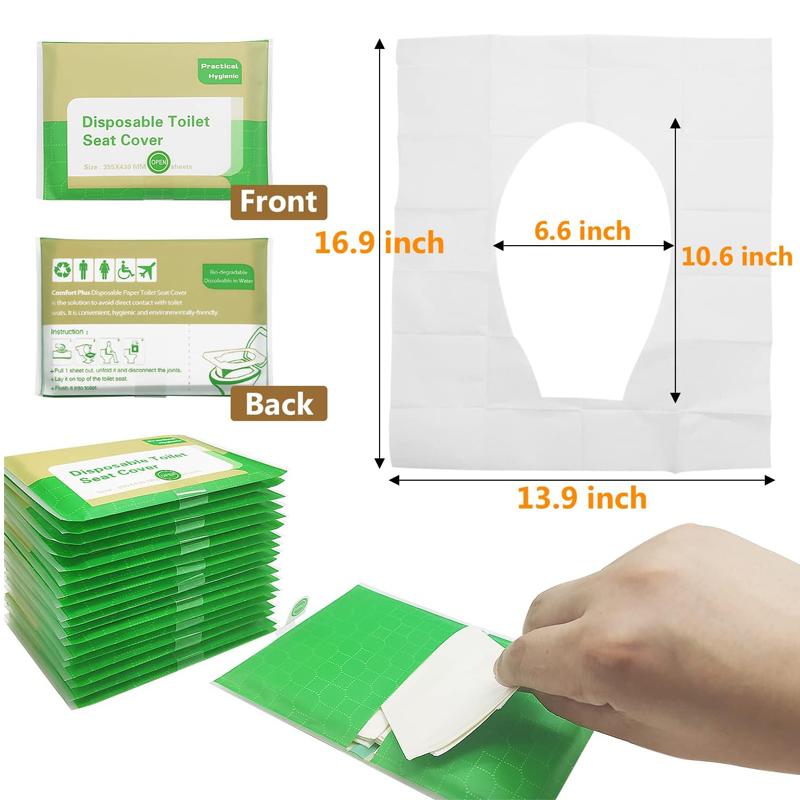 50/30/10 шт одноразовые чехлы на сиденья унитаза портативные дорожные туалетные бумажные прокладки для ванной комнаты разлагаемые растворимые в воде туалетные коврики