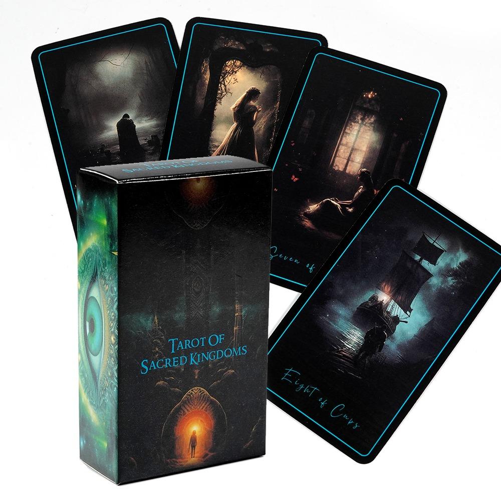 Карточные игры Таро Священных Королевств 10,3x6 см, 78 шт. Карты Оракула для духовного и энергетического резонанса
