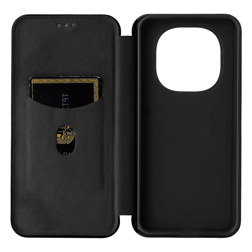 Чехол для Oppo F29 5G с текстурой углеродного волокна, противоударный, из ПУ кожи, чехол для телефона