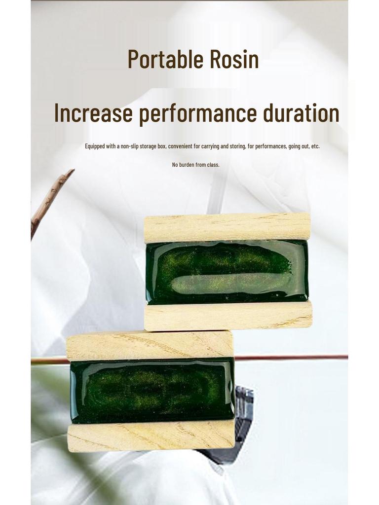 Rosin Dust for Violins, Green Gold Rosin Blocks for Erhu, and Universal Bowed String Instrument Accessories for Cellos.