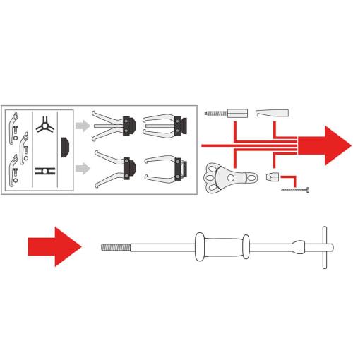 Straight Sliding Hammer Set 19-9431