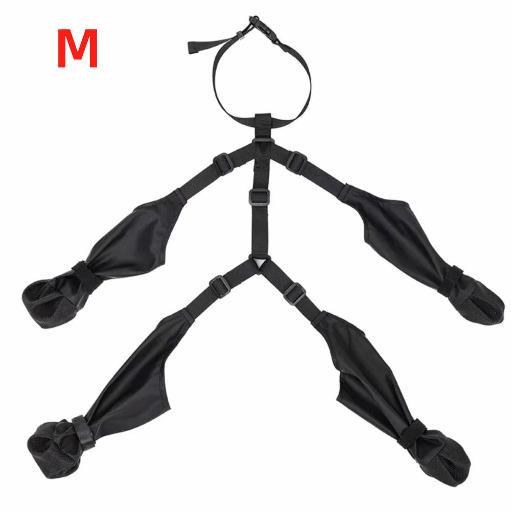 Нескользящие Водонепроницаемые Ботинки для Собак Защита Лап Питомца для Улицы Регулируемые Грязезащитные Дождевые Ботинки для Собак