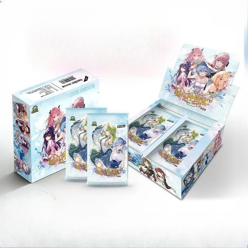 Goddess Story Anime Waifu Trading Cards Box Set–Rare SSR/SR Genshin Impact Character Cards Ideal Gift for Anime Fans Hobbyists